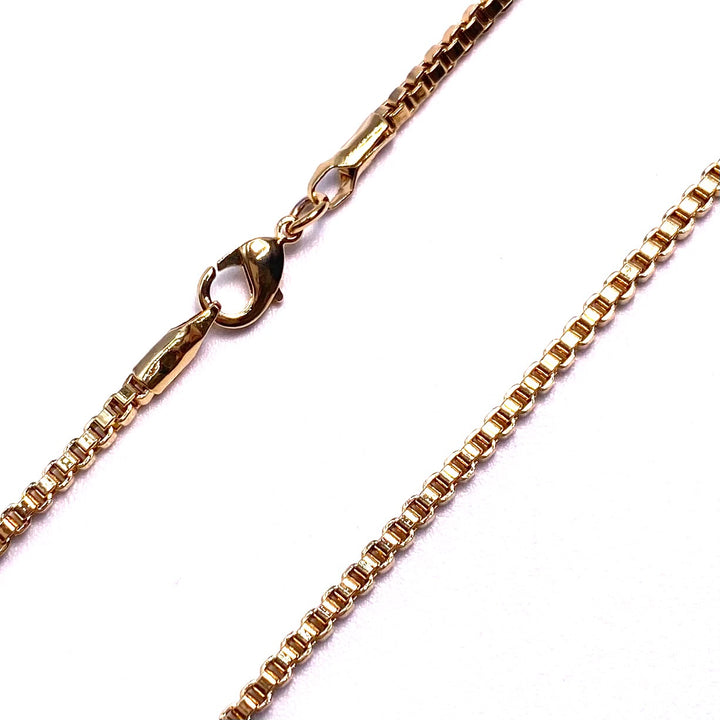 Necklace Chain Gold Box 20 inch