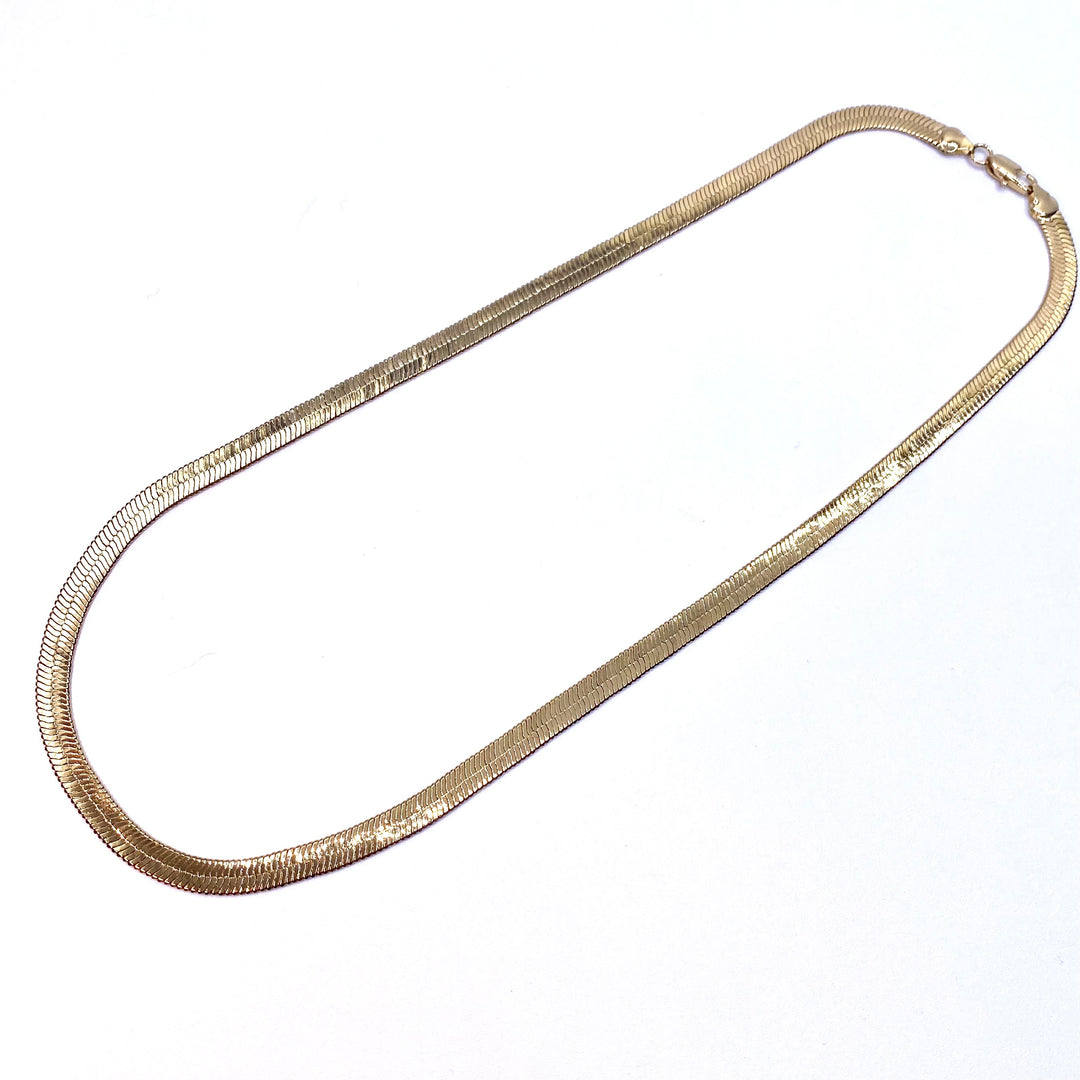 Necklace Chain Gold Herringbone 20 inch