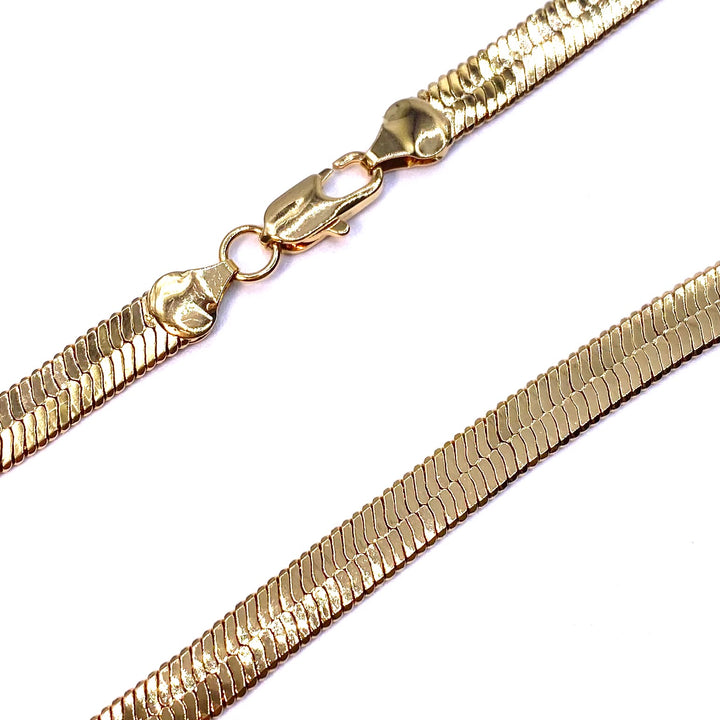 Necklace Chain Gold Herringbone 20 inch