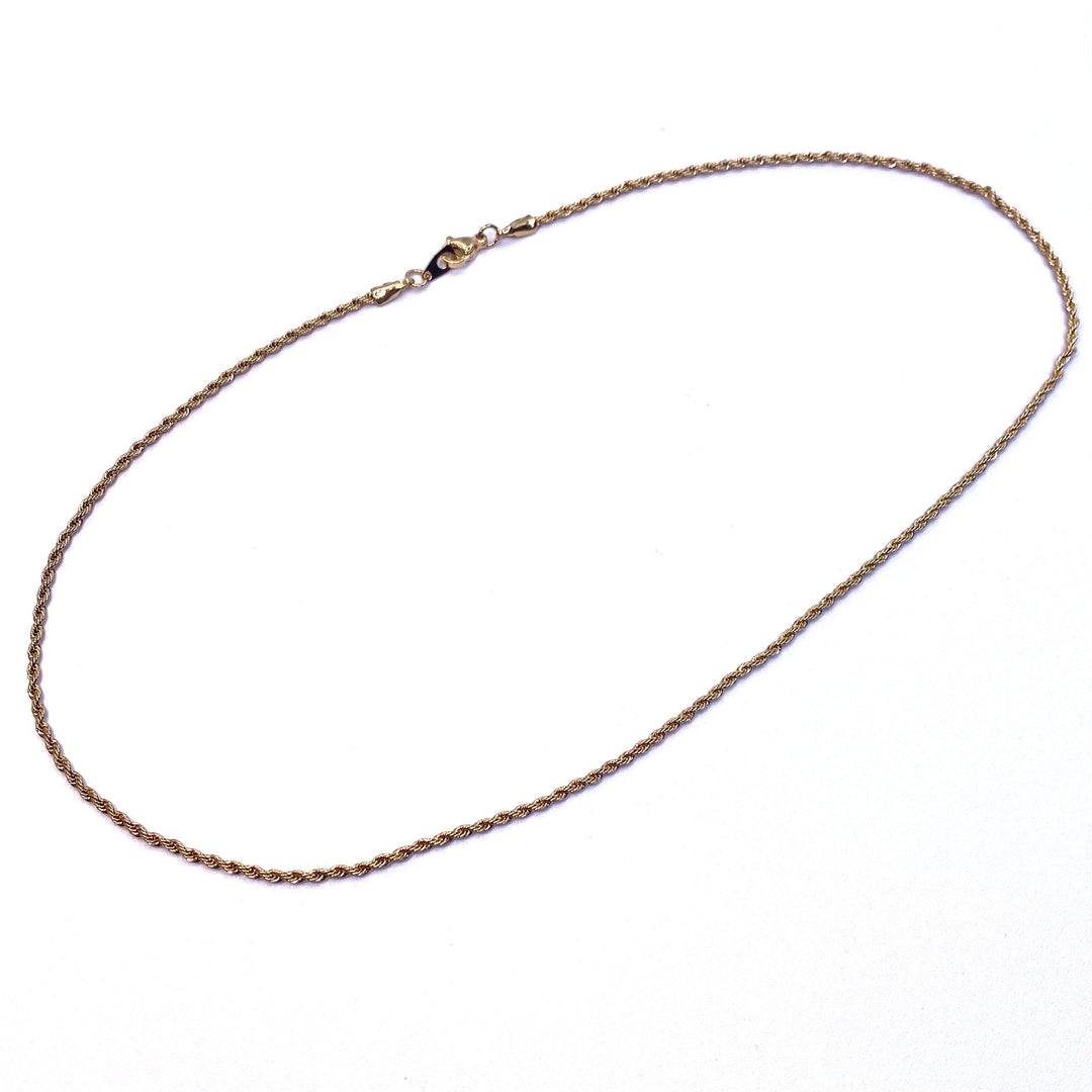 Necklace Chain Gold Rope 24 inch