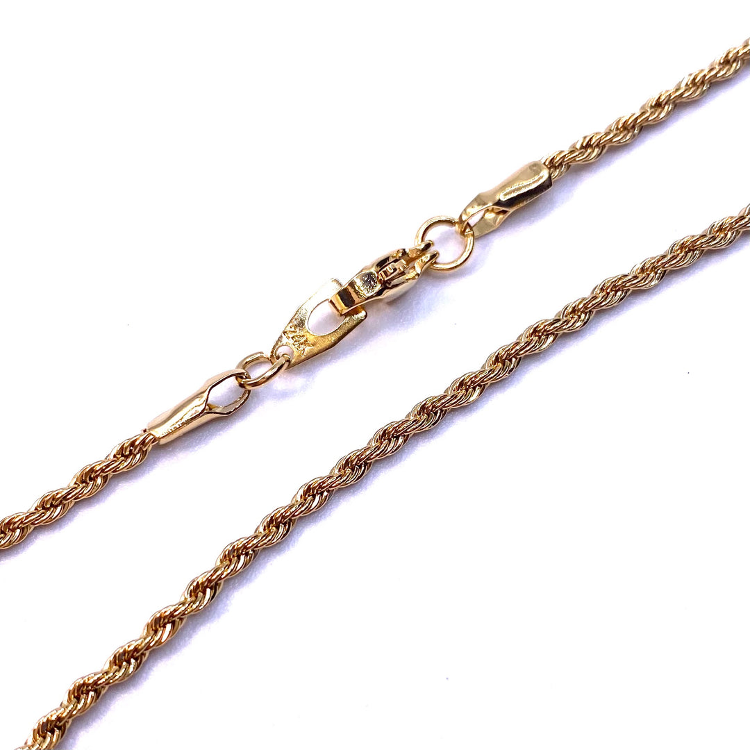 Necklace Chain Gold Rope 20 inch