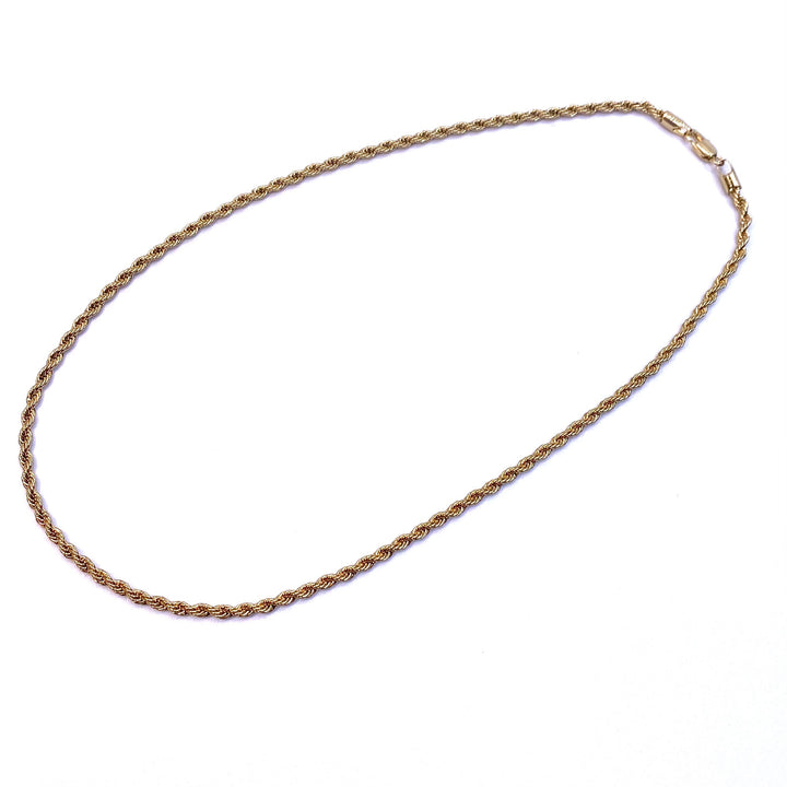 Necklace Chain Gold Rope 20 inch