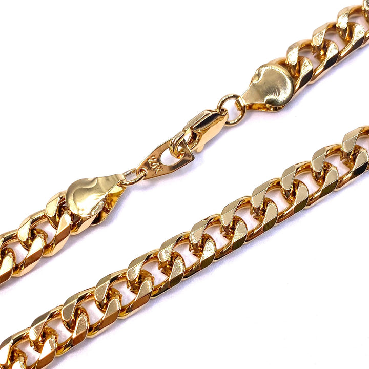 Necklace Chain Gold Cuban 24 inch