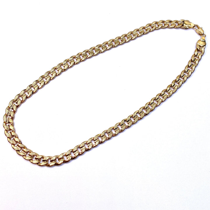 Necklace Chain Gold Cuban 24 inch