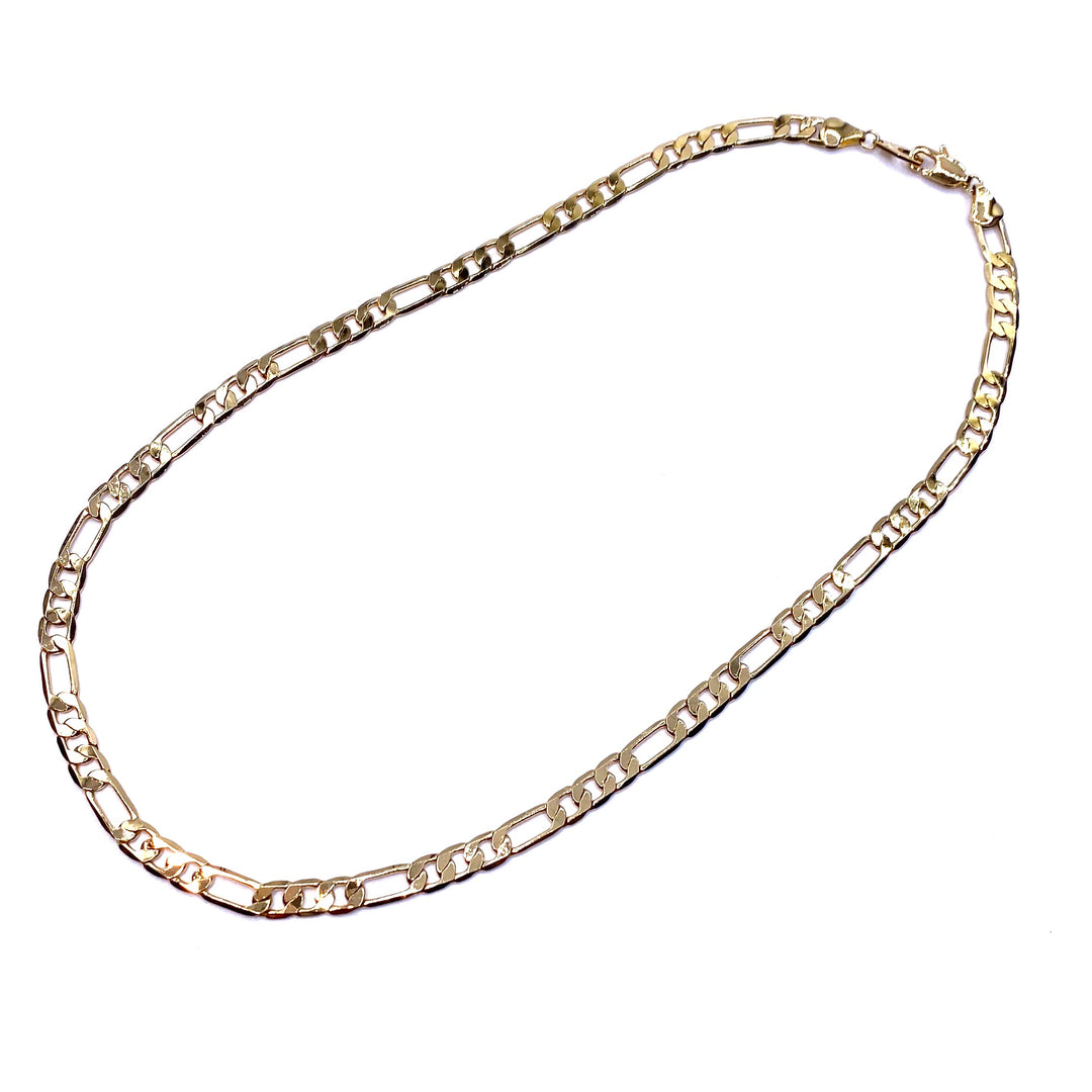 Necklace Chain Gold Figaro 20 inch