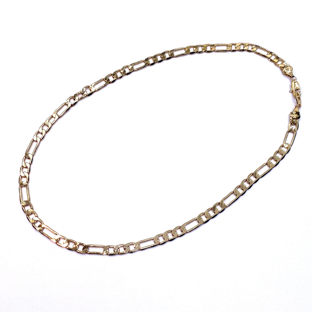 Necklace Chain Gold Figaro 20 inch