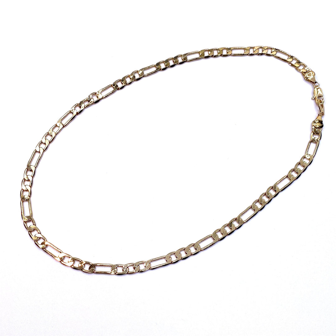 Necklace Chain Gold Figaro 24 inch