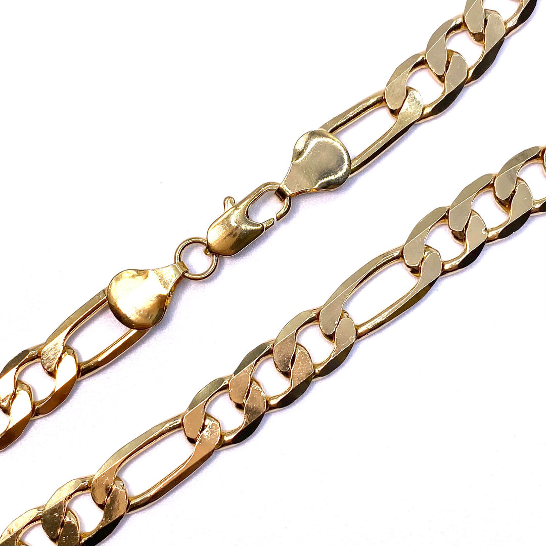 Necklace Chain Gold Figaro 20 inch