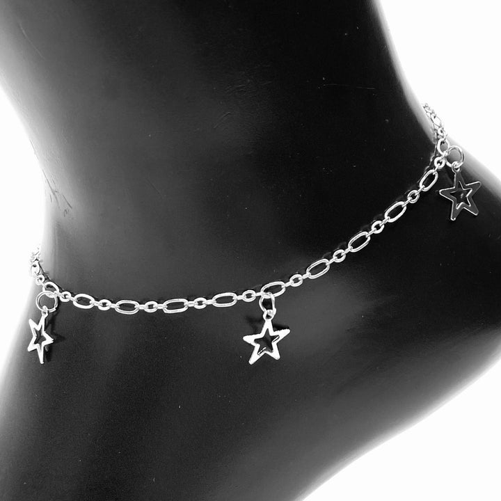 Anklet Charm Star Silver