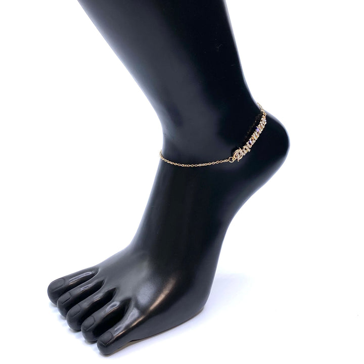 Anklet Zodiac Word Gold