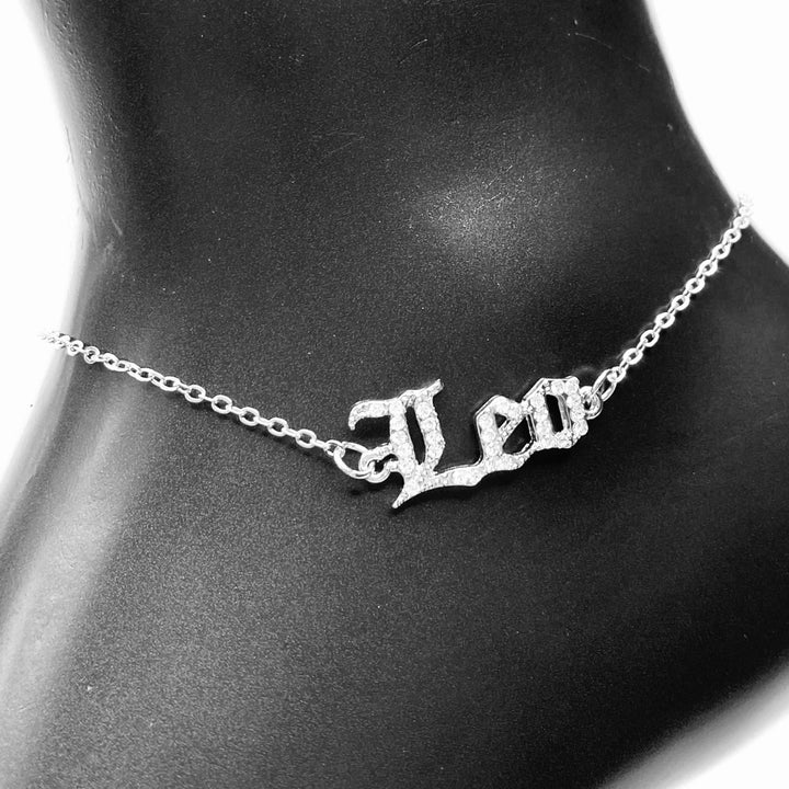 Anklet Zodiac Word Silver