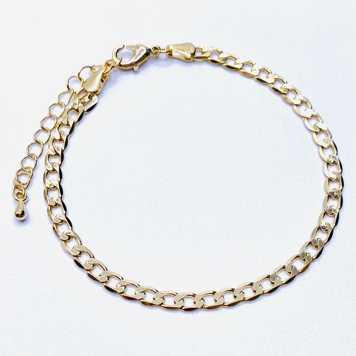 Bracelet Curb Link Gold Small