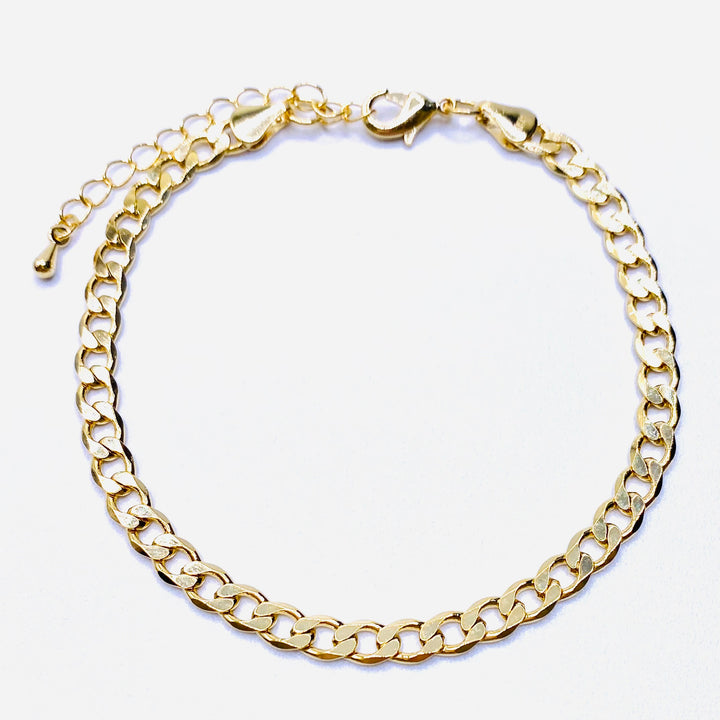 Bracelet Curb Link Gold Medium