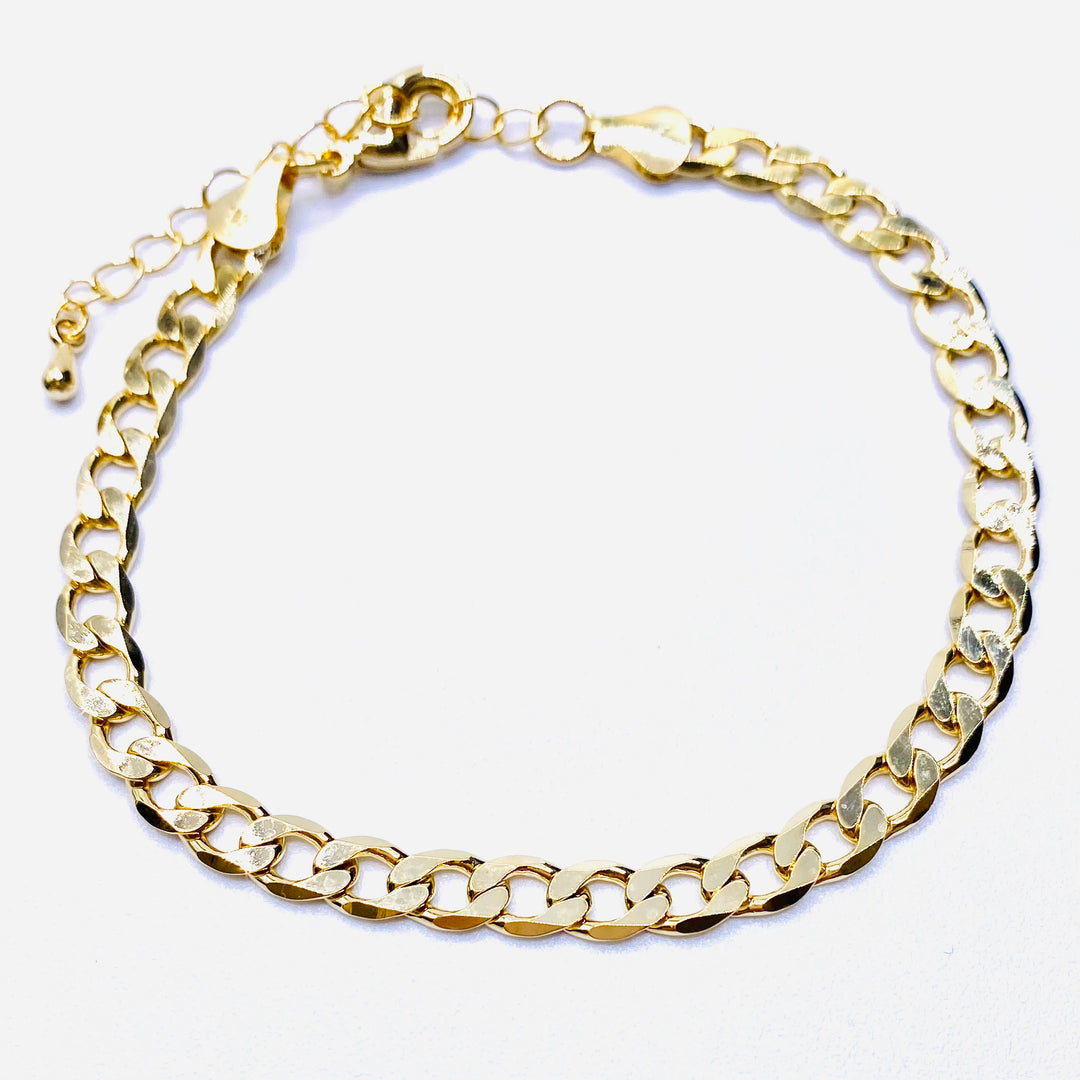 Bracelet Curb Link Gold Large