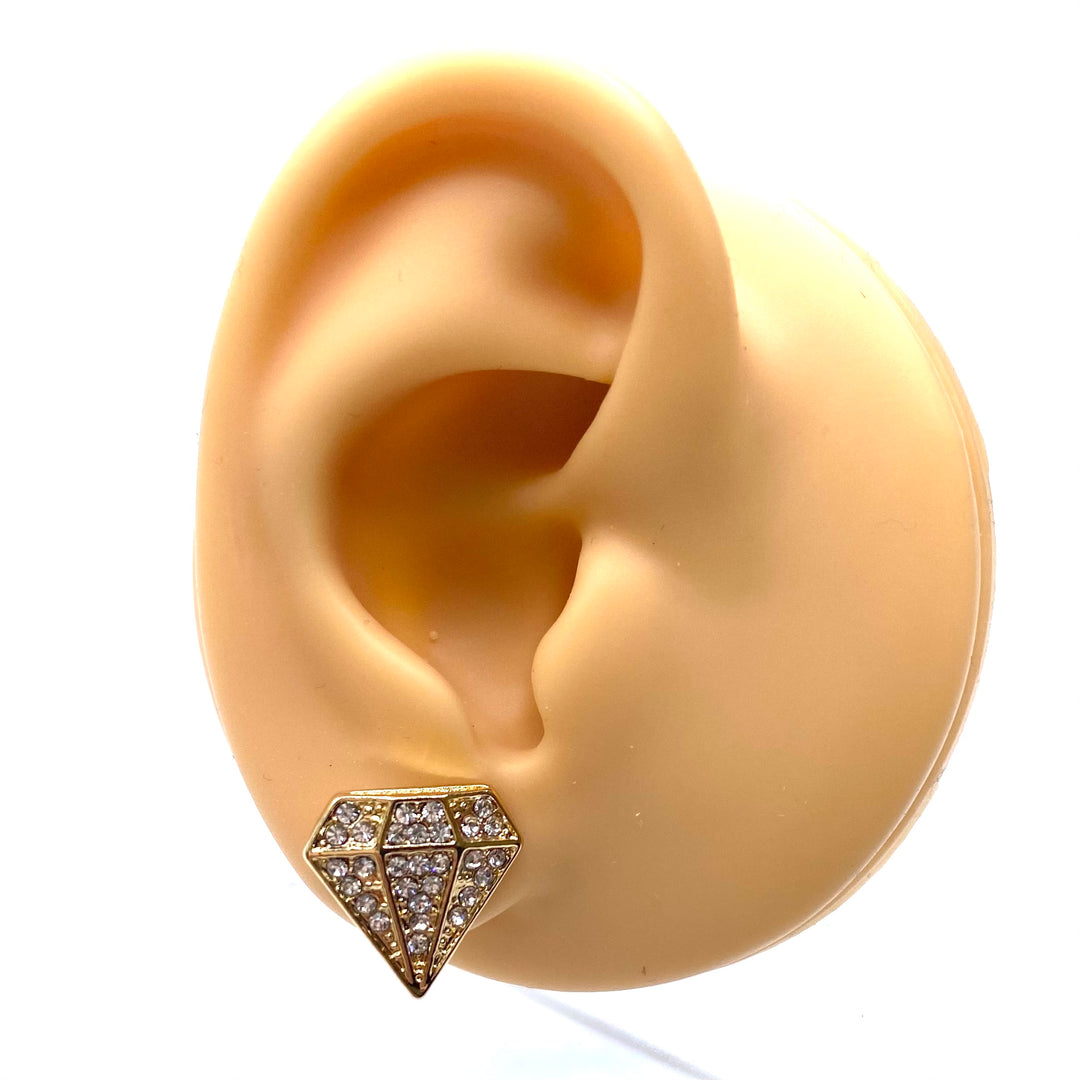 Earring Stud Rhinestone Diamond