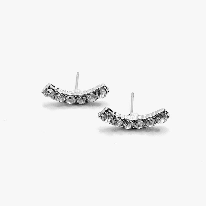 Earring Stud Rhinestone Design