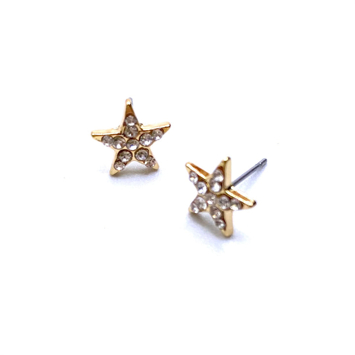 Earring Stud Rhinestone Star