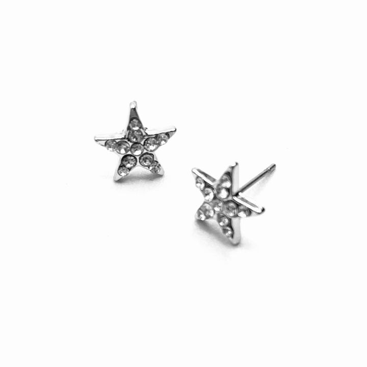 Earring Stud Rhinestone Star