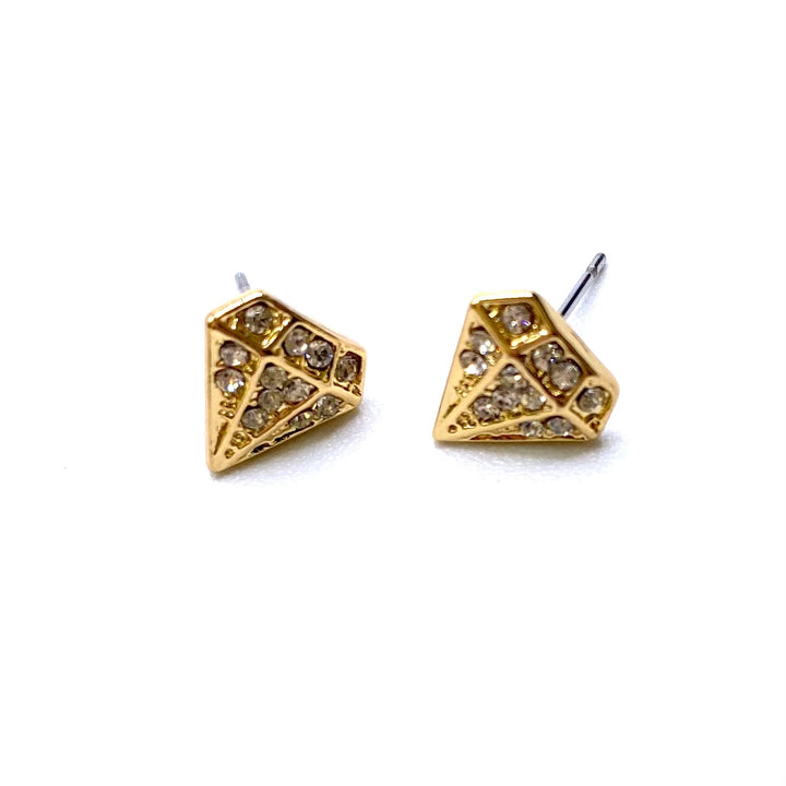 Earring Stud Rhinestone Diamond