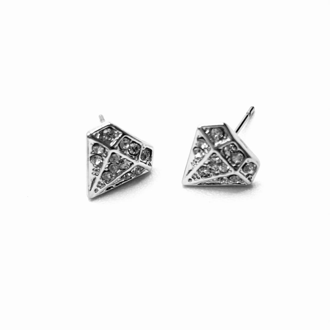 Earring Stud Rhinestone Diamond