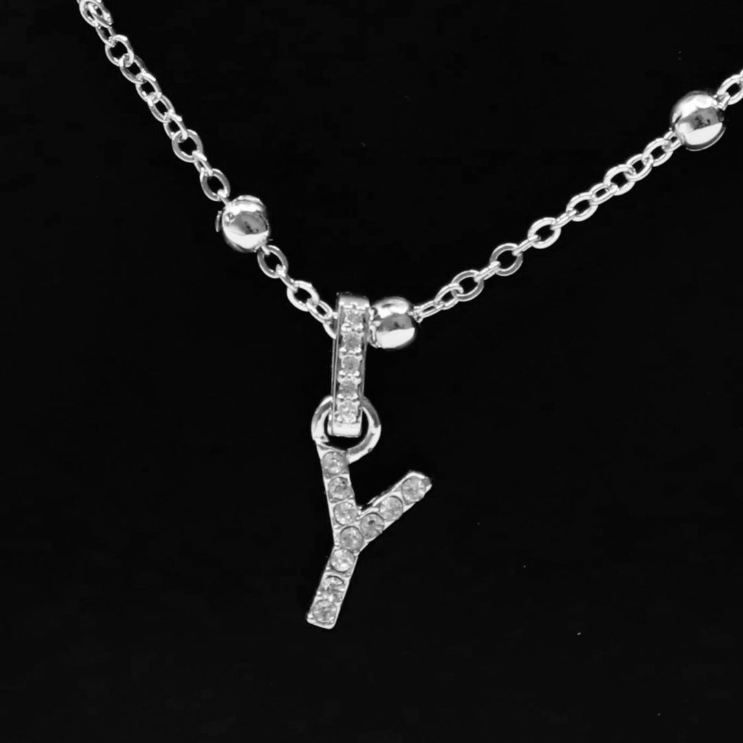 Charm Initial Small Silver