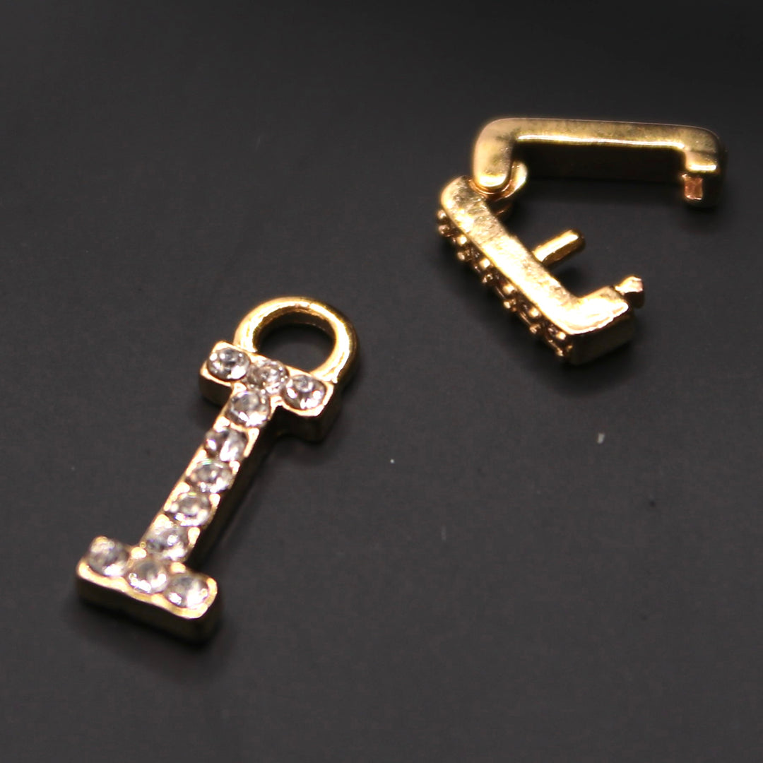 Charm Initial Small Gold