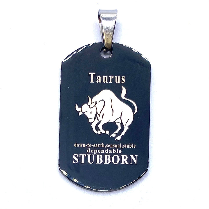 Necklace Dog Tag Zodiac