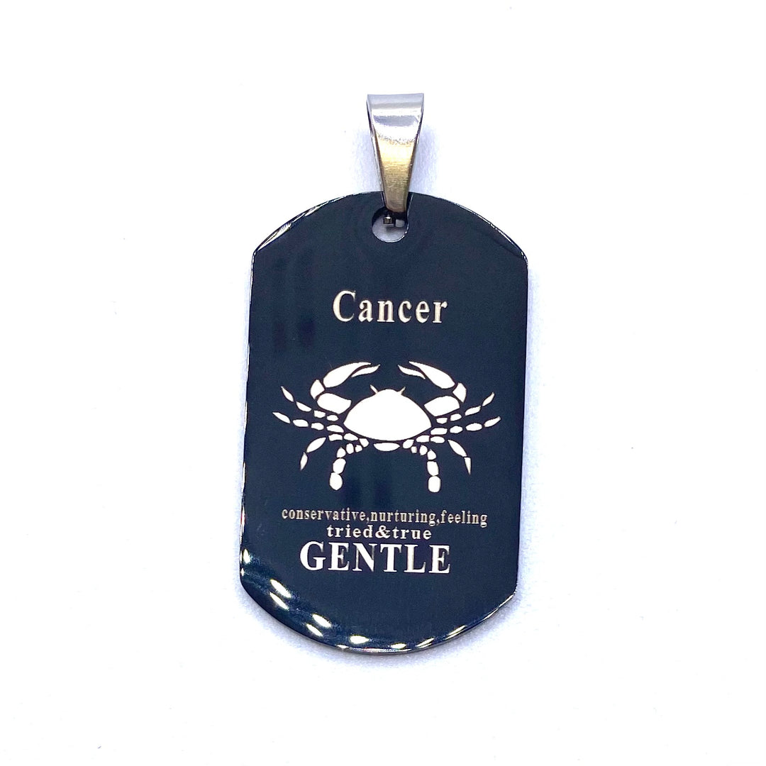 Necklace Dog Tag Zodiac