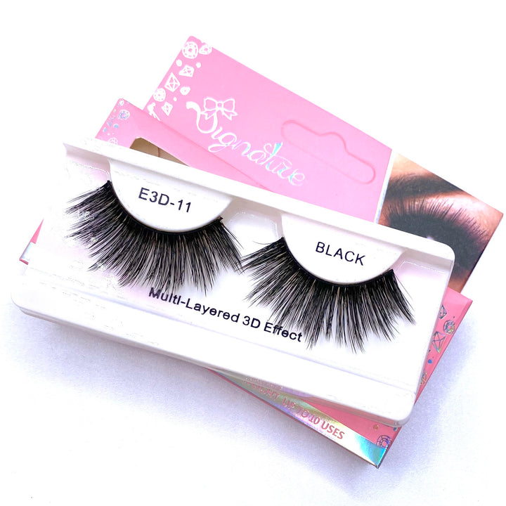 Dozen Eyelash 3D Black