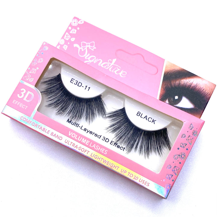 Dozen Eyelash 3D Black