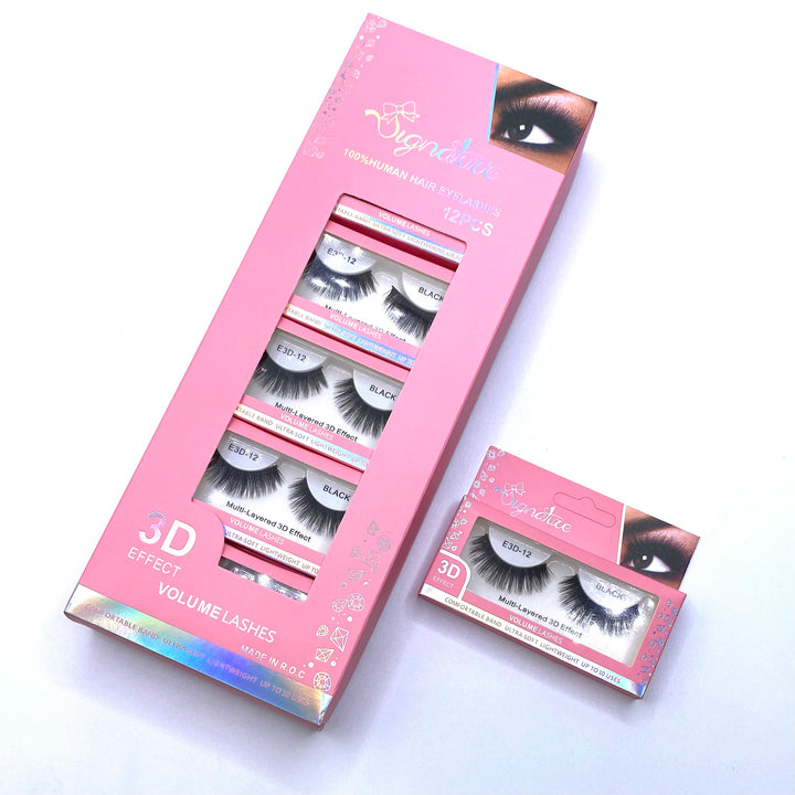 Dozen Eyelash 3D Black