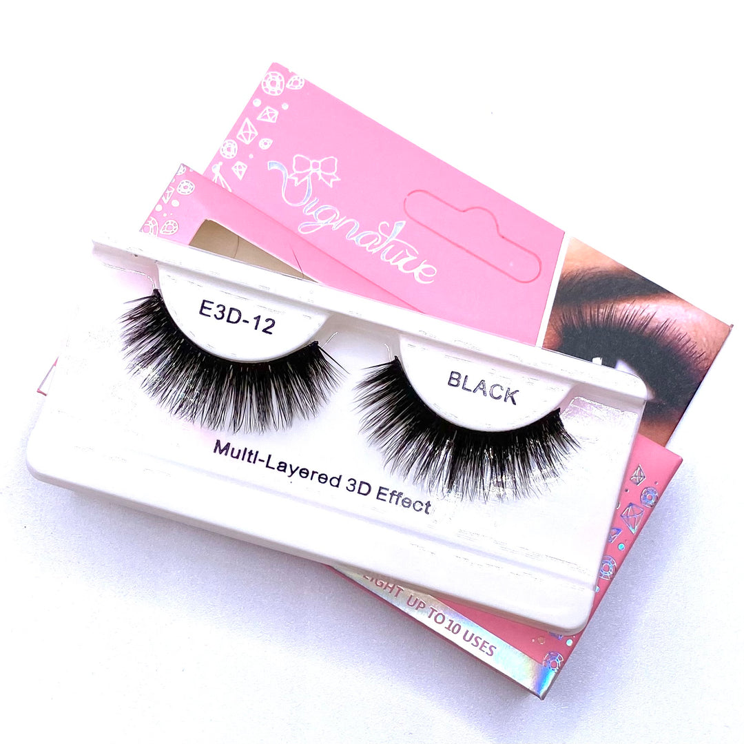 Dozen Eyelash 3D Black