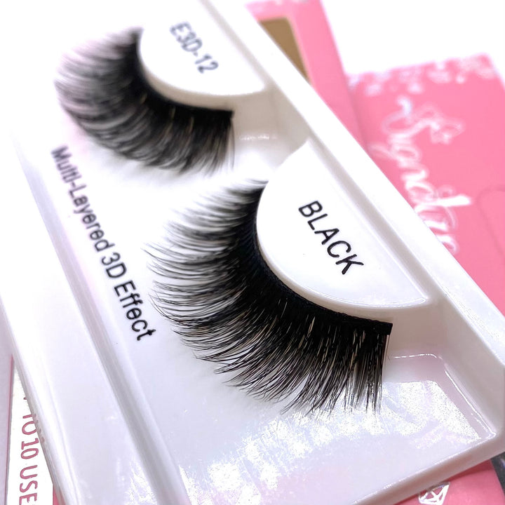 Dozen Eyelash 3D Black