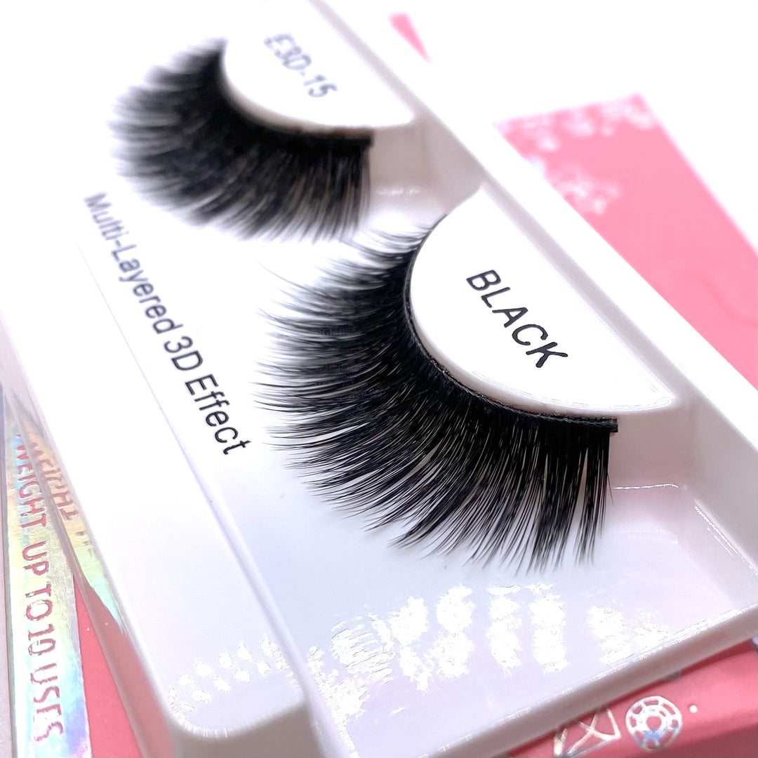 Dozen Eyelash 3D Black