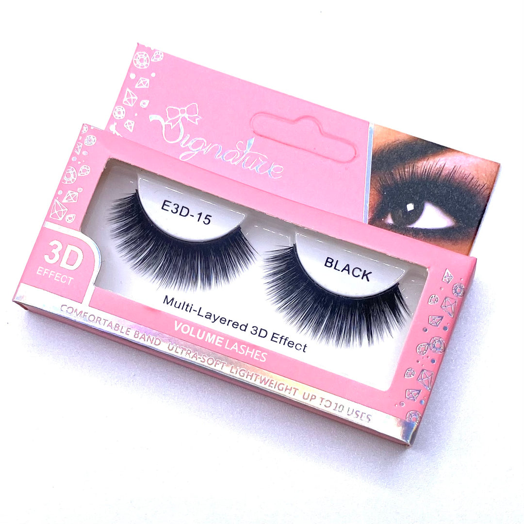 Dozen Eyelash 3D Black