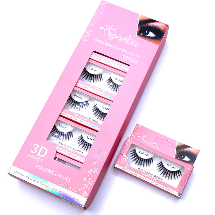 Dozen Eyelash 3D Black