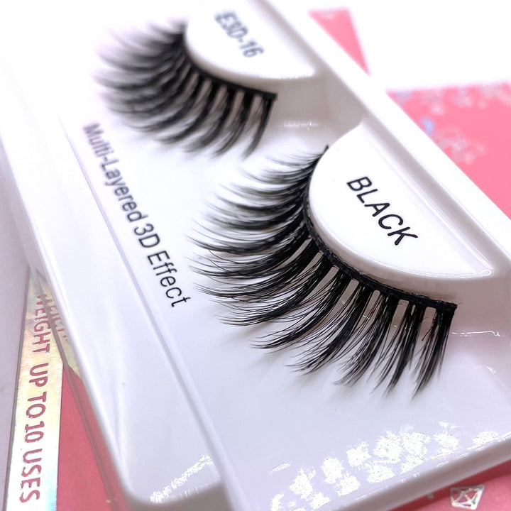 Dozen Eyelash 3D Black