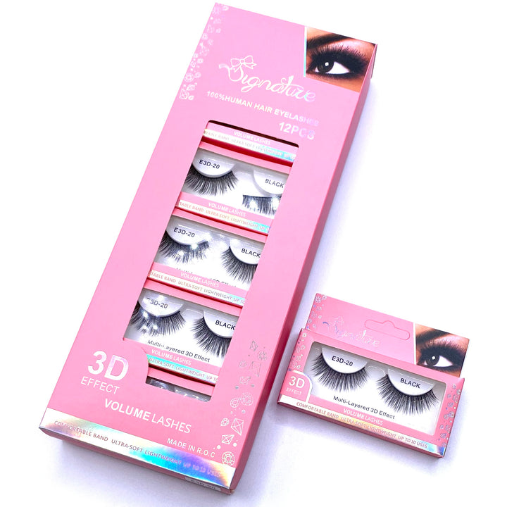 Dozen Eyelash 3D Black