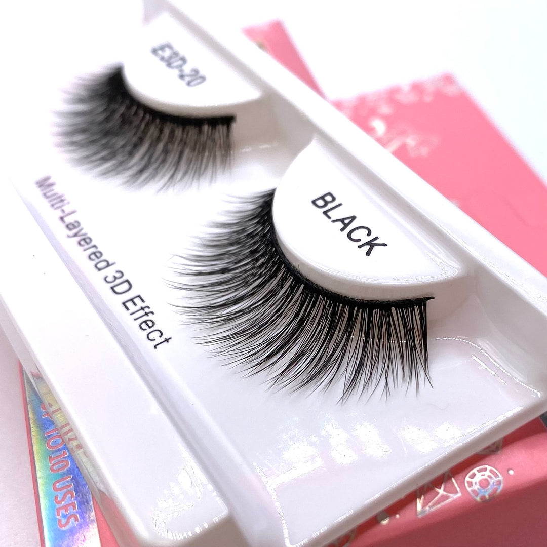 Dozen Eyelash 3D Black