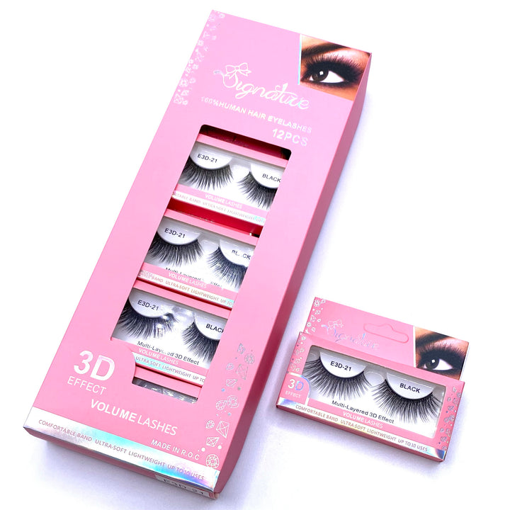 Dozen Eyelash 3D Black