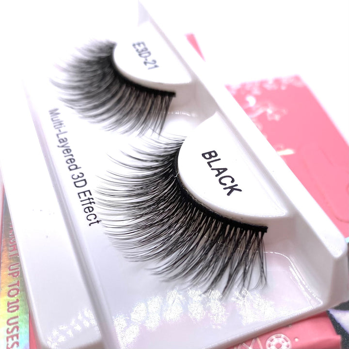 Dozen Eyelash 3D Black