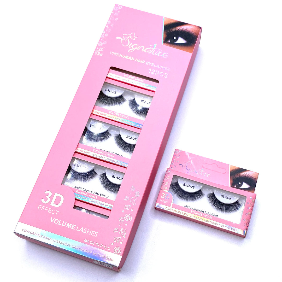 Dozen Eyelash 3D Black