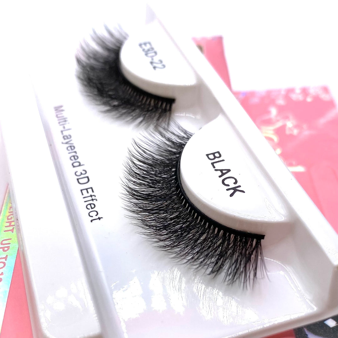 Dozen Eyelash 3D Black