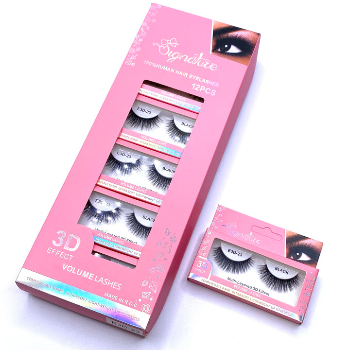 Dozen Eyelash 3D Black