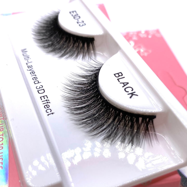 Dozen Eyelash 3D Black