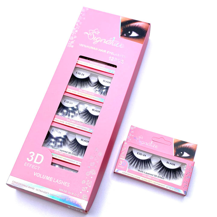 Dozen Eyelash 3D Black