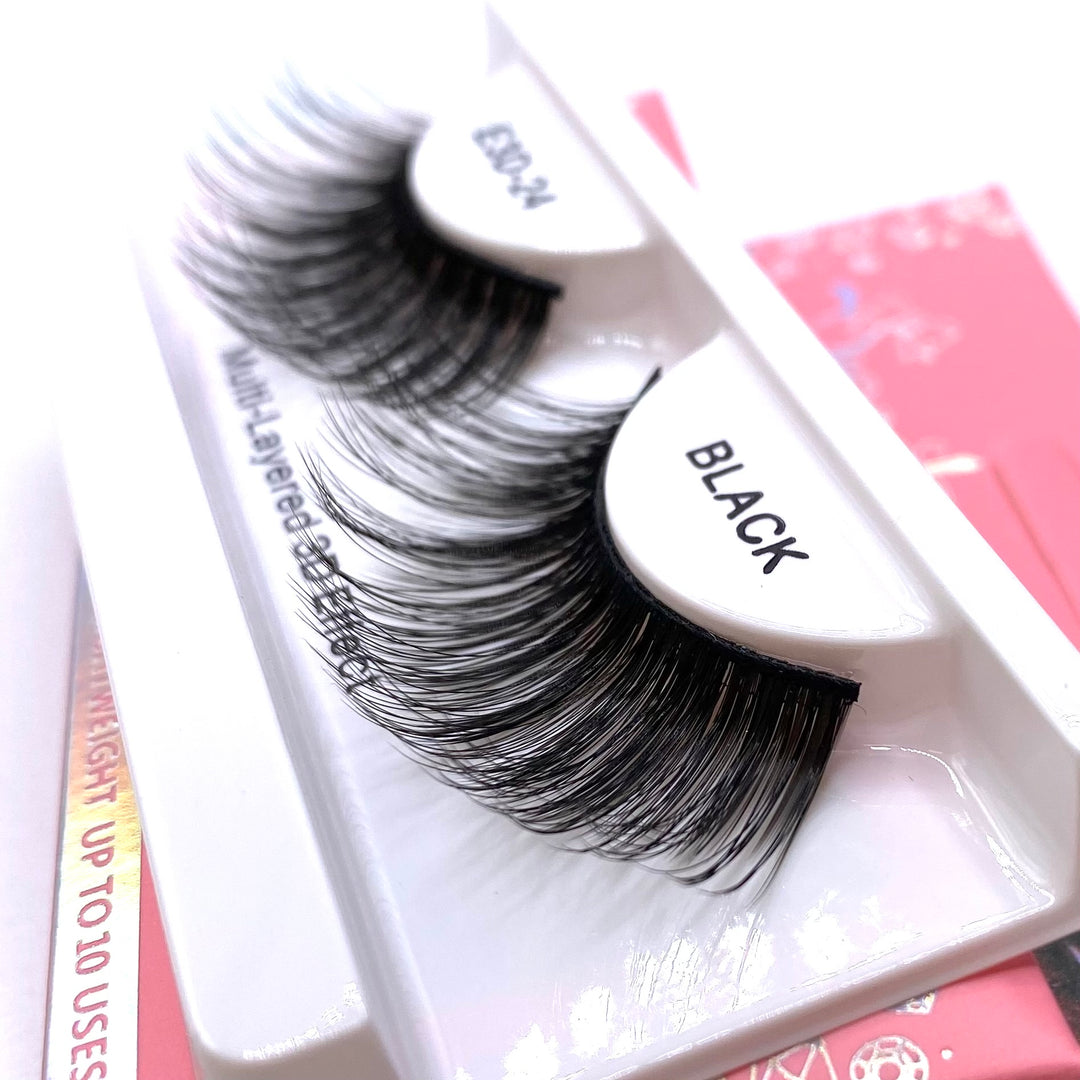 Dozen Eyelash 3D Black