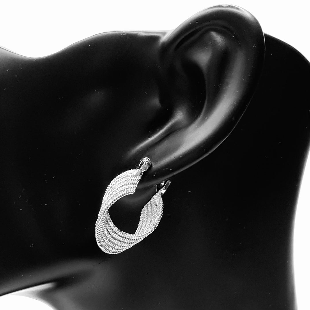Earring Metal Hoop Metal Cord Loop Circle
