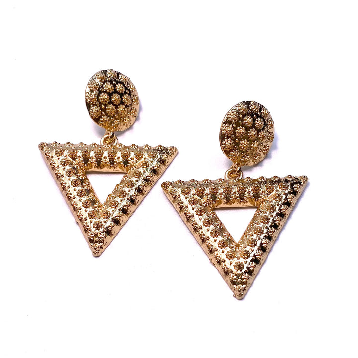 Earring Metal Design Gold