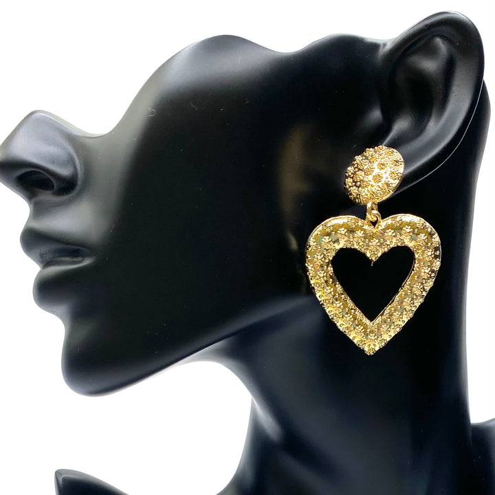 Earring Metal Design Gold